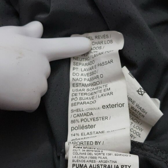 Puma Pre-Match Soccer Jersey Mens Size M Borussia Dortmund BVB Gray - Picture 7 of 7